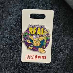 2022 Disney Parks Marvel Halloween Loki Thanos Green Goblin Creepin’ It Real Pin